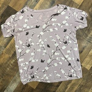 Kyte Baby Chic Blossom Women's Short Sleeve Pajama Top